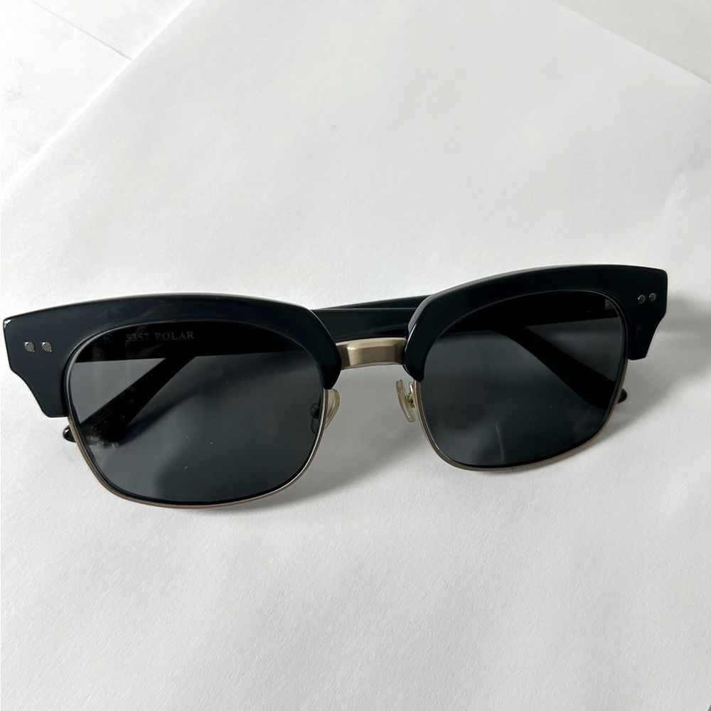 SEE Eyewear 5357 Polar Blue Gold Frames Only Sunglasses.